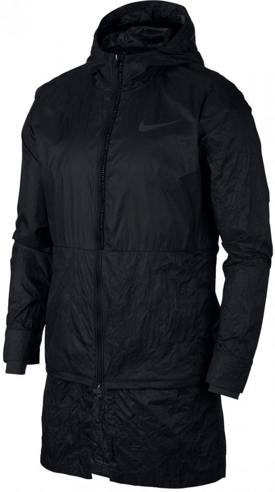 Pánská běžecká bunda s kapucí Nike Drop Hem