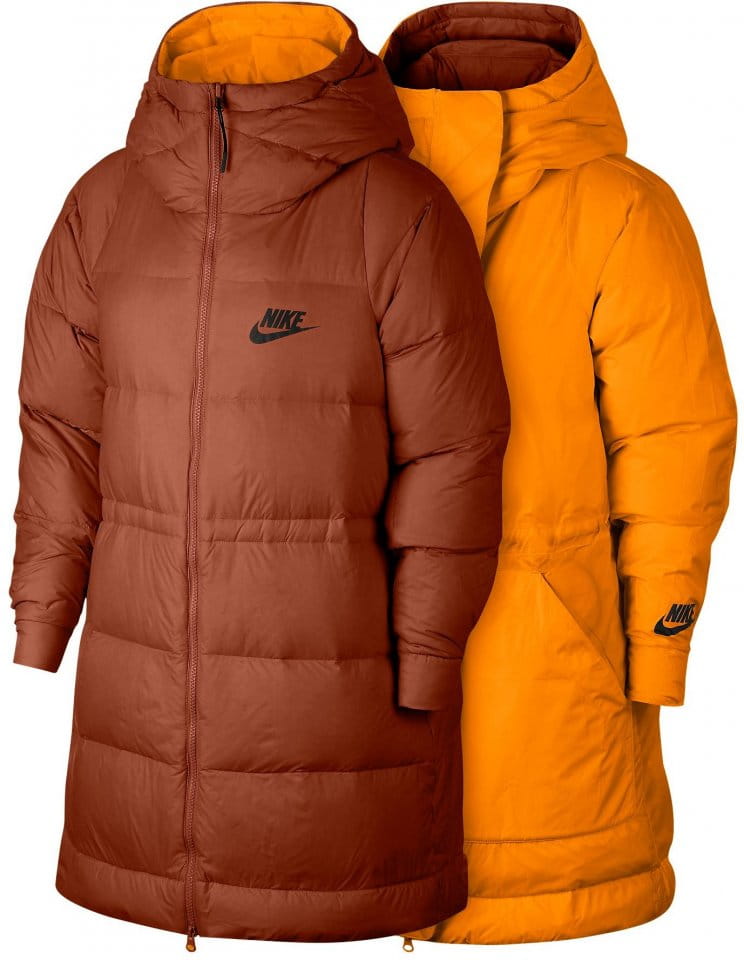 Dámská oboustranná péřová bunda s kapucí Nike Sportswear