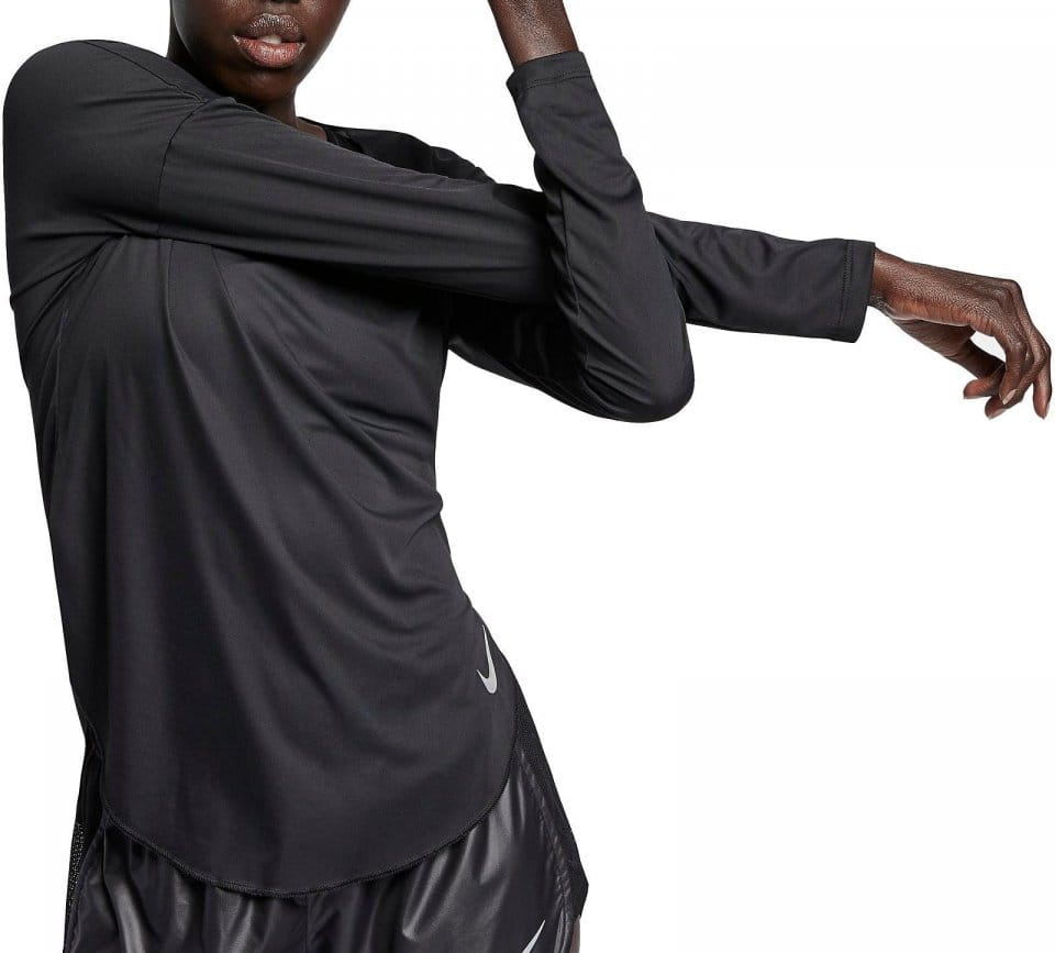 Dámský běžecký top s dlouhým rukávem Nike City Sleek