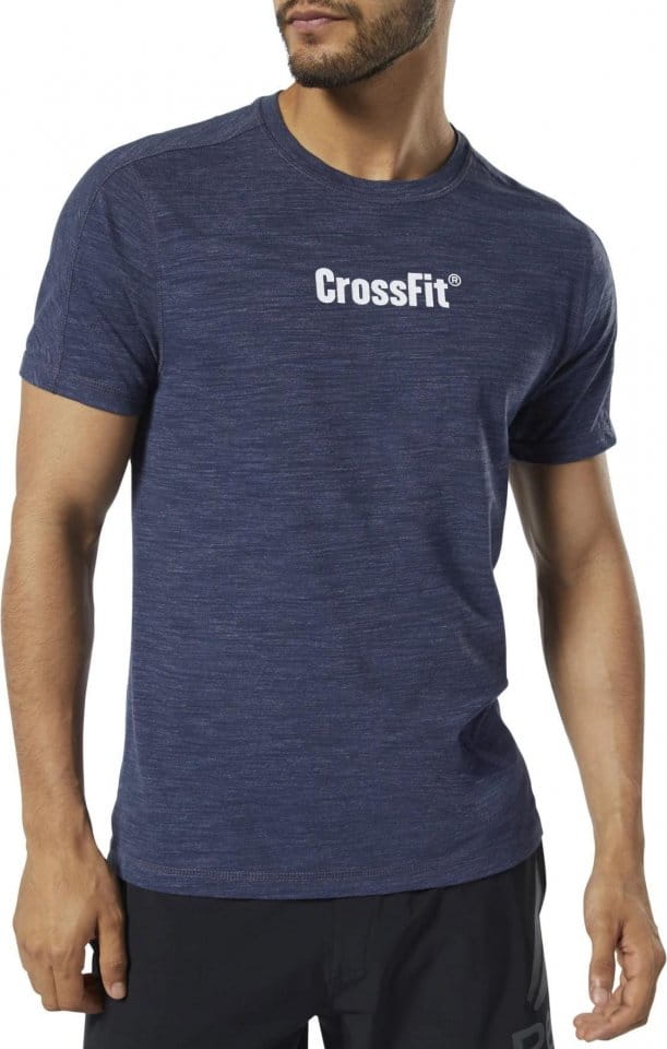 Pánské tričko s krátkým rukávem Reebok CrossFit Marble Melange