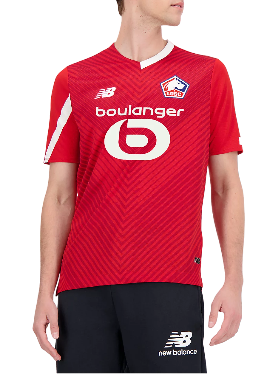 Pánský domácí fotbalový dres s krátkým rukávem New Balance Lille LOSC 2023/24